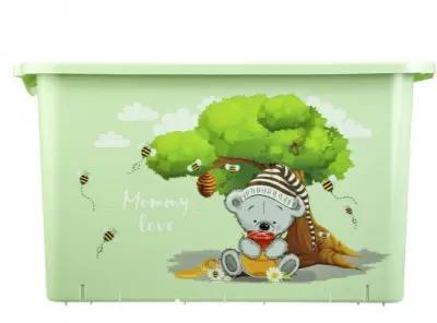 Корзина для детских игрушек Mommy love 15л., (нежно-розовый), , шт в интернет-магазине Патент24.рф