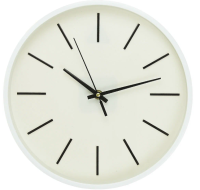 Часы настенные "Момент" д27,5х4см пл/корп белый, , шт в интернет-магазине Патент24.рф