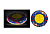 Санки надувные Ватрушка 93см ПВХ/Oxford, принт "WOW", с LED подсветкой , , шт в интернет-магазине Патент24.рф