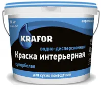 Краска KRAFOR интер. супербелая 14кг , , шт в интернет-магазине Патент24.рф