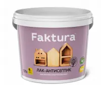 Лак-антисептик Faktura 0,9л Махагон, , шт в интернет-магазине Патент24.рф