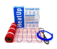 Теплый пол HeatUP (мат.нагрев.) S=2,0м2(0,5х4м) 300Вт шнур 2,5м клеевая сетка кабель 2х жил. экран, , шт в интернет-магазине Патент24.рф
