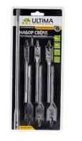 Набор сверл по дереву Ultima 10-12-16-18-20-25мм, удлинитель 300мм, , шт в интернет-магазине Патент24.рф Набор сверл по дереву Ultima 10-12-16-18-20-25мм, удлинитель 300мм, , шт в интернет-магазине Патент24.рф