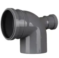 Отвод Политэк 110х90 с выходом 50 фронтальный (тыл), , шт в интернет-магазине Патент24.рф