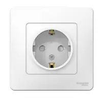Розетка BLANCA с/у, c/заз., б/шторок, 16А, 250В, белый , , шт в интернет-магазине Патент24.рф