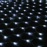 Электрогирлянда-сетка NTLED144-B-E 144LED 1,5х1м белый 10доп. модуля , , шт в интернет-магазине Патент24.рф