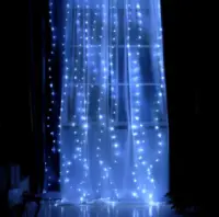 Электрогирлянда-занавес ROSA IP20, 2,8х3м Н.СБ. LED(1608)-300-5V, USB крючки, пульт, белый 4814716, , шт в интернет-магазине Патент24.рф