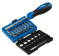 Набор отвертка-битодержатель ЗУБР Проф Б16 с насадками 16шт, , набор в интернет-магазине Патент24.рф