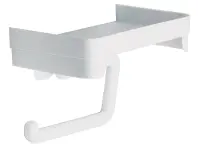 Держатель д/туалетной бумаги пласт. 18,5х11х14см с полочкой М2224, , шт в интернет-магазине Патент24.рф