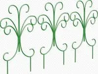 Заборчик мет Ажурный 50х65см окраш. труба д1см., , шт в интернет-магазине Патент24.рф