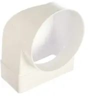 Соединитель угловой 90° плоского воздуховода с круглым 55х110/D100 Era, , шт в интернет-магазине Патент24.рф