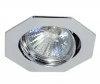 Светильник Акцент WL-165 1х50W мат.хром 8граней, , шт в интернет-магазине Патент24.рф