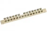 Шина нулевая с заземлением 6х9мм крепление по центру YNN10-08-100, , шт в интернет-магазине Патент24.рф