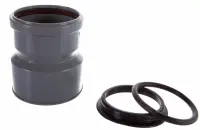 Переходник РР на чугун.трубу 110/123мм Политрон, PRO AQUA COMFORT, , шт в интернет-магазине Патент24.рф