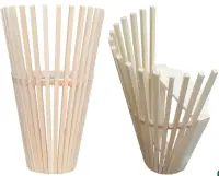 Защита дер д/светильника "Веер" 45х41х14см больш. липа 670, , шт в интернет-магазине Патент24.рф