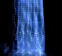 Электрогирлянда-занавес ROSA. IP20, 2.8х3 м, LED(1608)-300-5V, крючки, мерцает, БЕЛЫЙ 6074031, , шт в интернет-магазине Патент24.рф