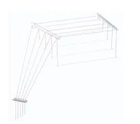 Сушилка для белья ЛИАНА ЛЮКС 1,4м потолочная в интернет-магазине Патент24.рф