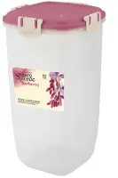 Контейнер пл д/прод СВЧ 1,7л квадр "Sugar&Spice" "Barberry" 12х12х20,5см ручк-клипс гермет/кр , , шт в интернет-магазине Патент24.рф