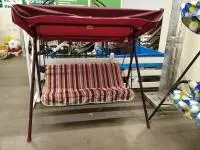 Качели садовые "Адлер" красный 175х150х120см , макс. нагр. 150кг 4150903, , шт в интернет-магазине Патент24.рф
