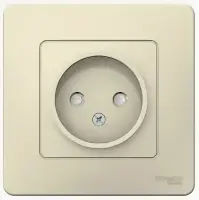 Розетка BLANCA с/у, б/заз., б/шторок, 16А, 250В, бежевый , , шт в интернет-магазине Патент24.рф