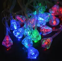 Электрогирлянда 20ламп Кристаллы 4,5м., , шт в интернет-магазине Патент24.рф