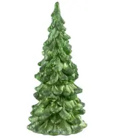 Свеча "Елочка" лак зел/сереб, , шт в интернет-магазине Патент24.рф