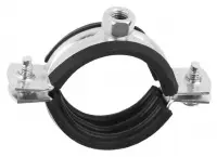 Хомут оцинк. с рез.упл. 3/4" 25-30мм с гайкой М8 Terma 24252, , шт в интернет-магазине Патент24.рф