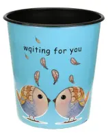 Ведро пл. д/мусора Мрамор 8,5л. 24,5х26 цвета микс, , шт в интернет-магазине Патент24.рф