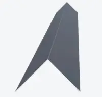 Конек простой 200*200*2000 мм RAL 7024 Серый графит 0,5 мм 0,84 м2, , шт в интернет-магазине Патент24.рф