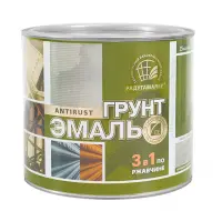Грунт-эмаль РАДУГАМАЛЕР 3в1 зеленая 0,9кг. , , шт в интернет-магазине Патент24.рф