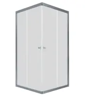 Ширма душевая "Вента-Хром" 90х90 квадрат DK271, , шт в интернет-магазине Патент24.рф