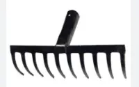 Грабли прямые 10-ти зуб б/чер., , шт в интернет-магазине Патент24.рф