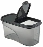 Емкость для сыпуч. продуктов БЕСТ 1л Графитовый 95х190х95мм М1254, , шт в интернет-магазине Патент24.рф