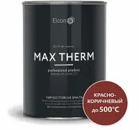 Эмаль ELCON термостойкая красно-коричневая 500град. 0,8кг , , шт в интернет-магазине Патент24.рф