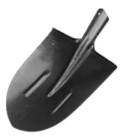 Лопата штыковая б/чер рельс/ст ребр/жест. американка тулейка д.4см К-1/М2,2, , шт в интернет-магазине Патент24.рф