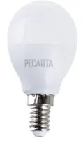 Лампа светод. LL-R-G45-7W-230-4K-E14 шар РЕСАНТА, , шт в интернет-магазине Патент24.рф