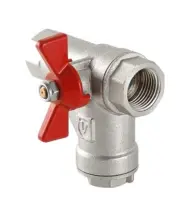 Кран шаровый со встр. прямым фильтром, рукоятка бабочка 1/2" вн-вн, , шт в интернет-магазине Патент24.рф