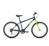 Велосипед ALTAIR MTB HT 26 1.0 (26" 7ск. рост 19") темно-синий/зеленый, , шт в интернет-магазине Патент24.рф