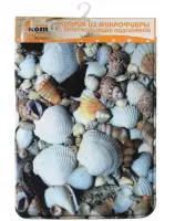 Коврик из микрофибры Mat-Shell 50х80см Ракушка, , шт в интернет-магазине Патент24.рф