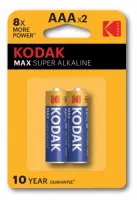 Элемент питания Kodak MAX LR03/286 BL2, , упак в интернет-магазине Патент24.рф