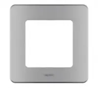 Рамка INSPIRIA 1 пост алюминий, , шт в интернет-магазине Патент24.рф