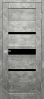 Дверное полотно Джаз ПО60 экошп. бетон светлый (ст. лак черн), , шт в интернет-магазине Патент24.рф