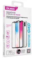 Защитное стекло Olmio 3D для iPhone 7/8 Plus (черное) в интернет-магазине Патент24.рф