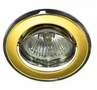 Светильник Feron плоско-поворотный 301Т MR-16 GU5/3 титан-золото TN-GD, , шт в интернет-магазине Патент24.рф