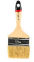 Кисть плоская Stayer UNIVERSAL-euro светлая натур.щетина, дер.руч 100мм 0102-100, , шт в интернет-магазине Патент24.рф