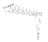 Сушилка для белья Березка 1,6м пл/кроншт, мет/стержн 5 рядов SNP-160 в интернет-магазине Патент24.рф