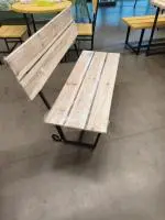 Скамья садовая 1200*450*900 мм Сосна натуральная н/о  металл/разборная/облегч., , шт в интернет-магазине Патент24.рф