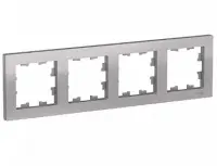 Рамка ATLASDESIGN четырехпост. унив. алюминий ATN000304, , шт в интернет-магазине Патент24.рф