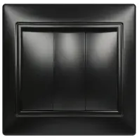 Выключатель Венера Smartbuy 3-клав. 10А (SBE-01b-10-SW3-0) черный , , шт в интернет-магазине Патент24.рф