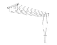 Сушилка для белья Березка 1,7м пл/кроншт, мет/стержн 5 рядов SNP-170 в интернет-магазине Патент24.рф